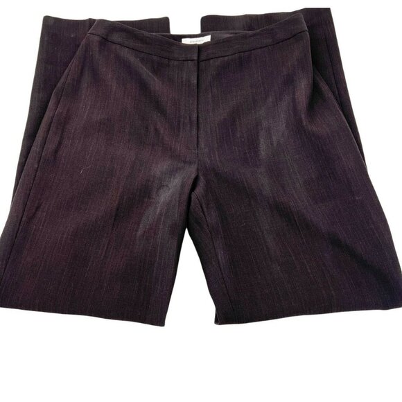 Dressbarn Brown Wide Leg Womens Slacks Size 10 Polyester Business Casual - Picture 10 of 13